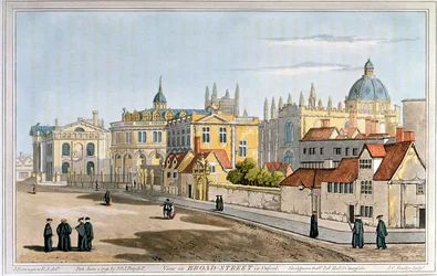 Broad Street, Oxford (Gravur, 1793)